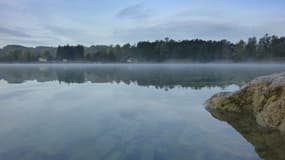 Le lac d'Aiguebelette.