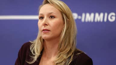 Marion Maréchal à Paris le 6 novembre 2023