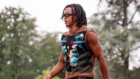 Jules Koundé à son arrivée à Clairefontaine le 2 septembre 2024