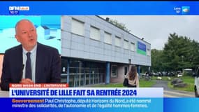 Université de Lille: son président assure que les étudiants "ont des salles pour chaque cours" 