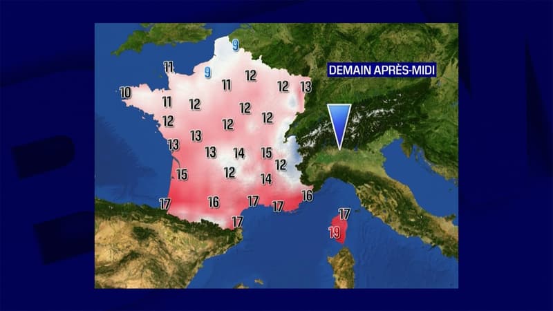 La météo du lundi 26 décembre 2022