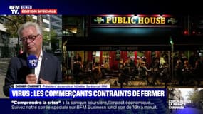 Fermeture des commerces: pour Didier Chenet (Synhorcat GNI), "la position des assurances est indécente"