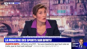 Amélie Oudéa-Castéra "J'ai suggéré à la Fédération française de football de sensibiliser les joueurs à la situation des travailleurs"