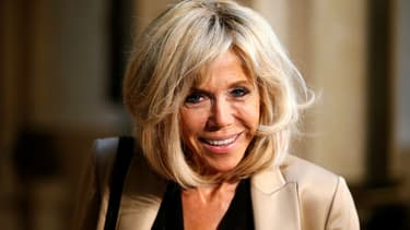 Brigitte Macron lors du G20 Hambourg, en Allemagne, le 8 juillet 2017
