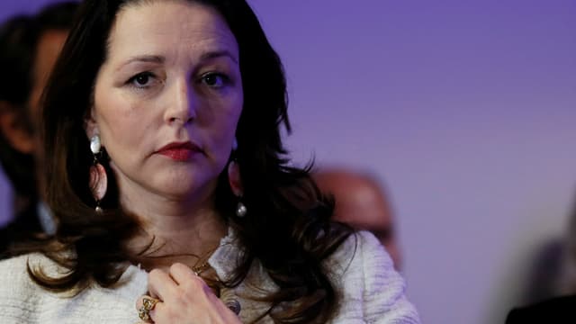 Valérie Boyer lors d'une conférence de presse le 10 janvier 2017