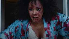 La chanteuse Melanie Brown dans le clip "Love should not hurt". 