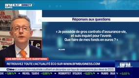 Les questions : Je possède de gros contrats d'assurance-vie et suis inquiet pour l'avenir, que faire de mes fonds en euros ? - 18/01