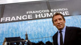 François Bayrou à Strasbourg en 2001.