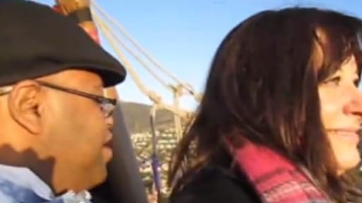 Jonathan et Kerin Narcisse se sont mariés dans une Montfgolfier.