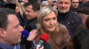 Marine Le Pen a été huée à son arrivée à la marche blanche.
