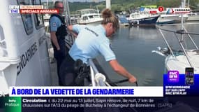 Armada 2023: à bord de la vedette de la gendarmerie