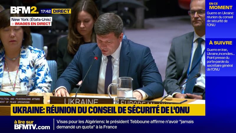 "Moscou ne connaît aucune limite, il n'y a pas de frontière qu'elle ne franchisse pas", dénonce le représentant de l'Ukraine à l'ONU