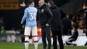 Pep Guardiola et Otamendi