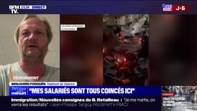 Inondations en Espagne: "Ça s'est passé en une heure", témoigne un restaurateur français à Valence