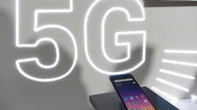 Un smartphone 5G au Mobile World Congress de Barcelone, en 2019