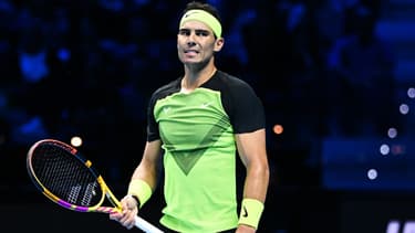Rafael Nadal lors du Masters de Turin en 2022