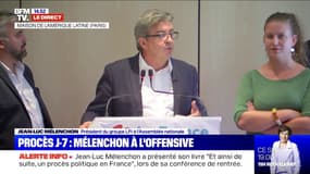 Jean-Luc Mélenchon condamne un "procès politique" à son encontre