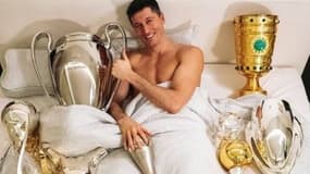 Robert Lewandowski et ses trophées glanés 2020