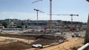 Les travaux se poursuivent dans le futur quartier du Vallon, à Saint-Genis-Laval.