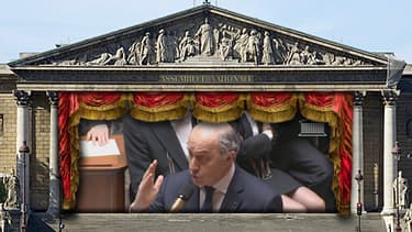 Laurent Fabius à l'Assemblée nationale mercredi 19 février 2014.
