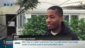 Du terrain de foot à l'emploi: Eddy est désormais en contrat de professionnalisation dans une banque