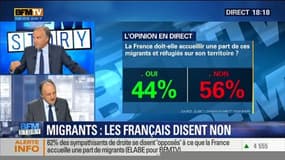 Migrants: "L'opinion publique française est très à l'inverse de ce qui se passe en Allemagne", Bernard Sananes