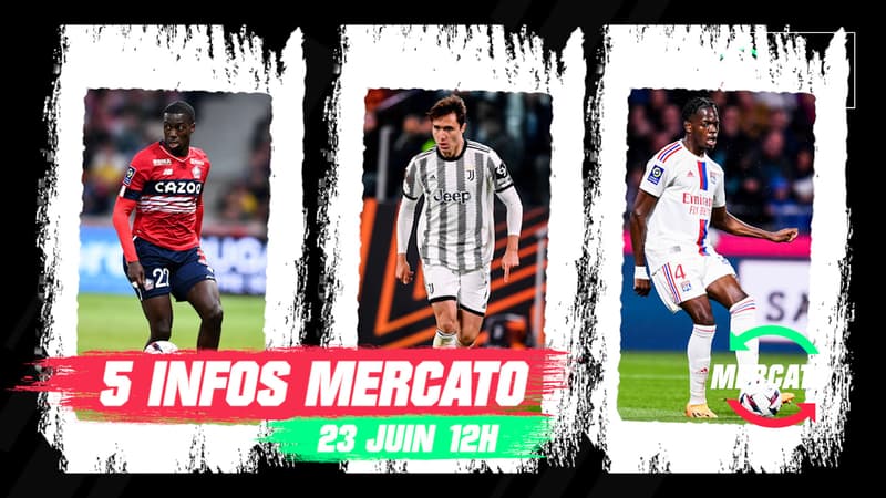 Weah, Chiesa, Lukeba... Les 5 infos mercato du 23 juin à la mi-journée