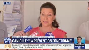 Canicule: "Il n'y a pas d'augmentation notable" de la mortalité, assure Agnès Buzyn