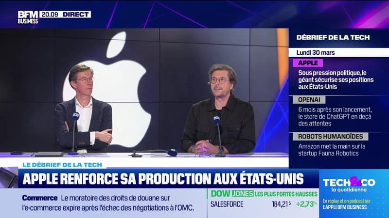 Apple renforce sa production aux États-Unis - 30/03