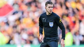 L'arbitre français François Letexier, à Lens le 28 septembre 2024
