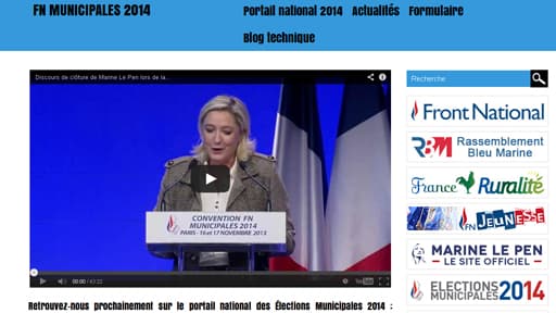 Sur son site internet dédié, le FN aide les candidats à construire leurs sites.