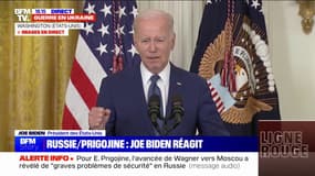 Putsch avorté de Wagner en Russie: "Nous sommes alignés avec nos alliés pour réagir à cette situation", déclare Joe Biden