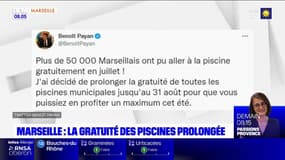 Marseille: la gratuité des piscines prolongée jusqu'au 31 août