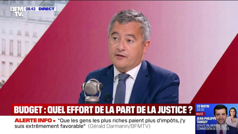 Budget 2026: Gérald Darmanin annonce que le ministère de la Justice aura 