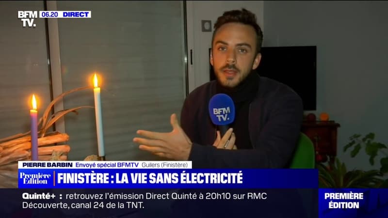 Tempête Ciarán: cette habitante du Finistère vit sans électricité depuis 24h