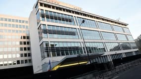 Les locaux de la Direction générale de la sécurité intérieure (DGSI) et de la sous-direction anti-terroriste (Sdat) à Levallois-Perret (Hauts-de-Seine), le 15 novembre 2015-