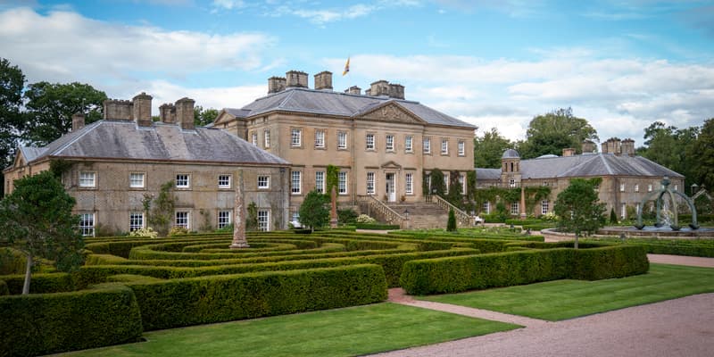 Le château de Dumfries House, Cumnock, où est hébergée la Fondation du roi Charles.