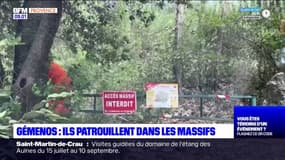 Bouches-du-Rhône: les agents du centre communal patrouillent dans les massifs à Gémenos