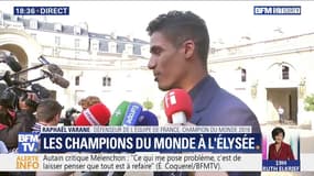 "Avoir cette reconnaissance de la part de la République, c'est énorme pour nous." Raphaël Varane réagit à sa légion d'honneur