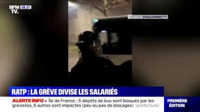 RATP: la grève divise les salariés, certains non-grévistes pris à parti