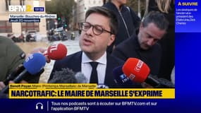 Narcotrafic: "Nous n'avons pas peur de vous", lance le maire de Marseille Benoît Payan