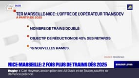 Nice-Marseille: la ligne de TER passe au privé