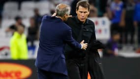 Bruno Genesio et Rudi Garcia