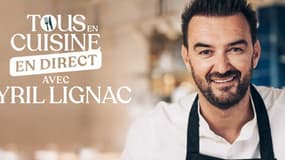 Cyril Lignac aux manettes de "Tous en cuisine" sur M6.