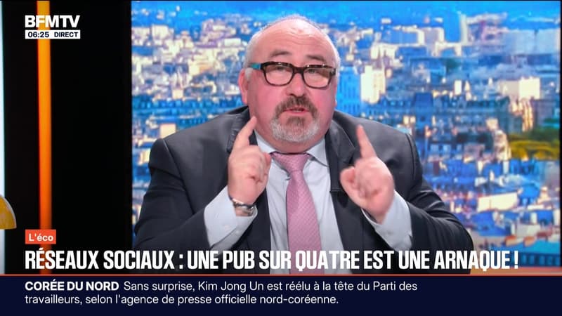 BFM éco : Réseaux sociaux, une pub sur quatre est une arnaque ! - 23/02