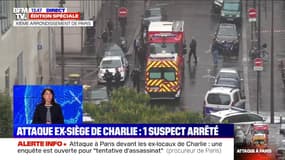 Attaque près des anciens locaux de Charlie: le parquet national antiterroriste saisi