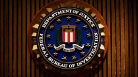 Le logo de la police fédérale américaine (FBI) 
