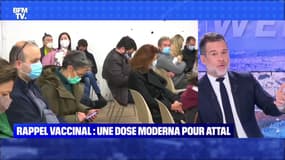 Rappel vaccinal : une dose Moderna pour Attal - 11/12