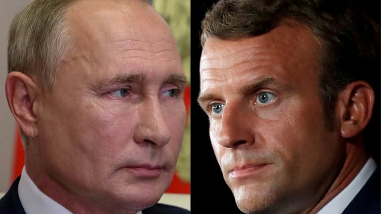 Macron riep Poetin donderdagavond op om “een onmiddellijk einde” te eisen aan het Russische offensief