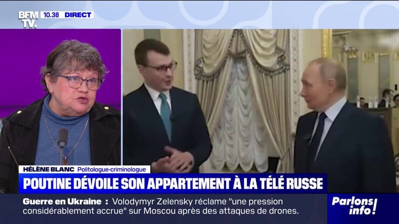 Vladimir Poutine dévoile son appartement privé à la télévision russe